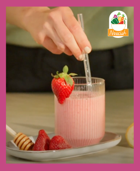 STRAWBERRY BLISS MILKSHAKE